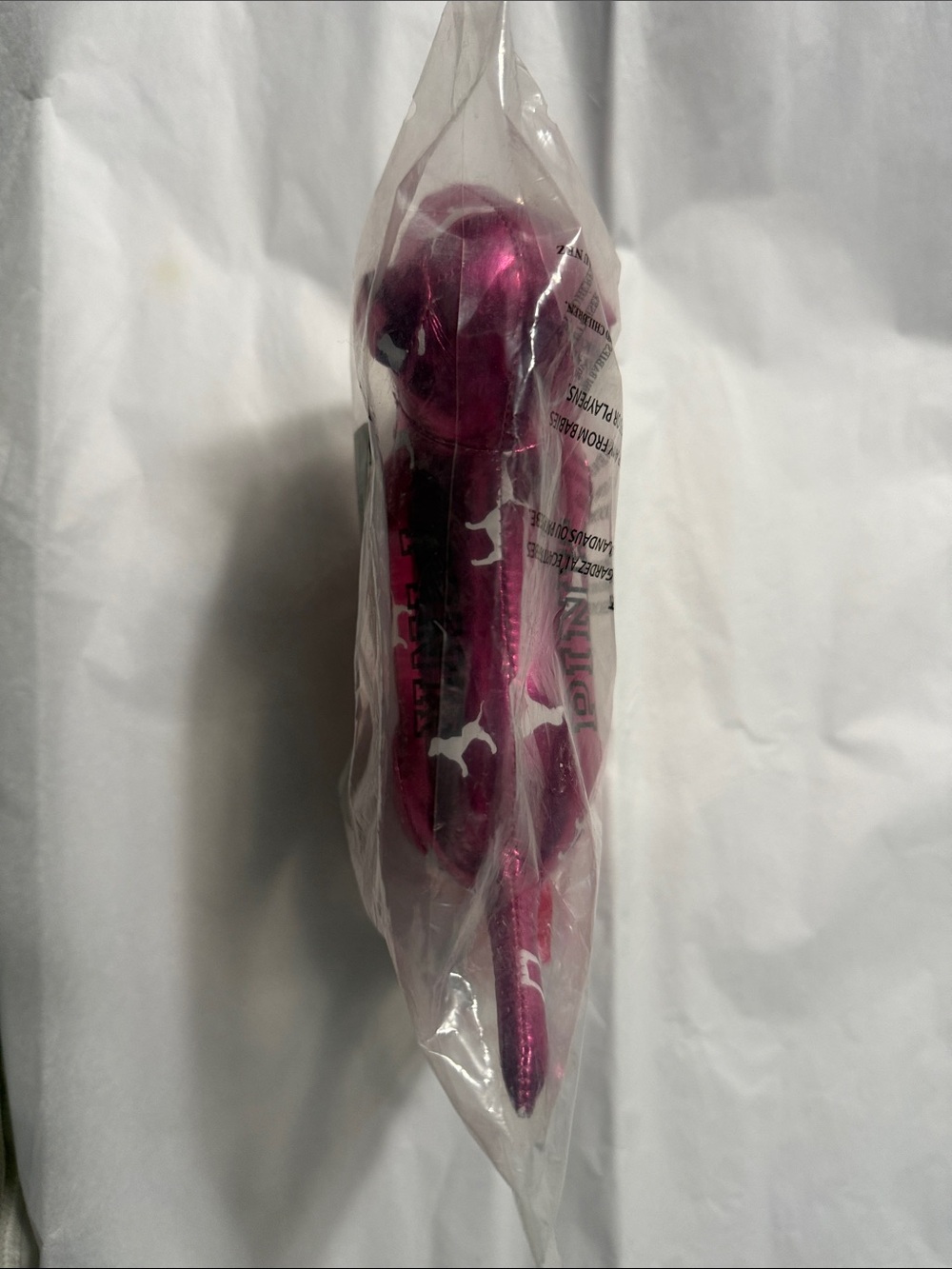 PINK Victoria's Secret Y2K Metallic Pink Dog Figurine (NWT) - Picture 5 of 6
